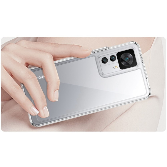 Pouzdro pro Xiaomi 12T Pro 5G, Fusion Hybrid, průhledné