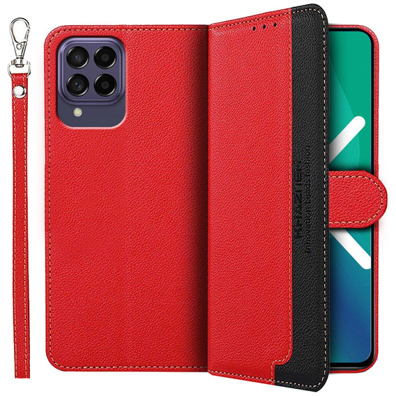 Flipové pouzdro pro Samsung Galaxy M53 5G, KHAZNEH RFID, modré