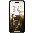 Pouzdro Urban Armor Gear pro iPhone 15 Plus, Monarch Pro Kevlar MagSafe, černé