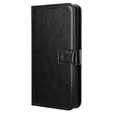 Klopové pouzdro pro Infinix Zero 30 5G, Crazy Horse Wallet, černé