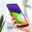 Pouzdro pro Samsung Galaxy A22 / M22 4G / LTE, Silicone Lite, černé