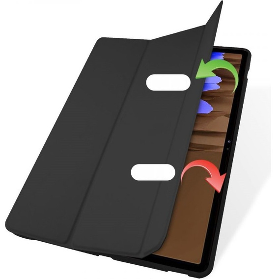 Pouzdro pro Samsung Galaxy Tab S7 FE 5G 12.4 T730 / T736B, Smartcase s prostorem pro stylus, modré