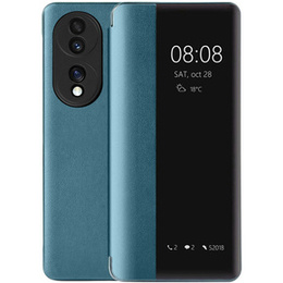 Flipové pouzdro pro Honor 70 5G, Side View, zelené