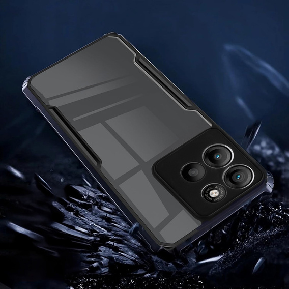Pouzdro pro Motorola Moto G15 / Motorola Moto G15 Power, AntiDrop Hybrid, černé