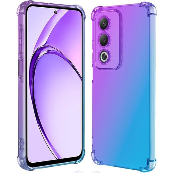 Pouzdro pro Oppo A80, Gradient Dropproof, Fialová / modrá
