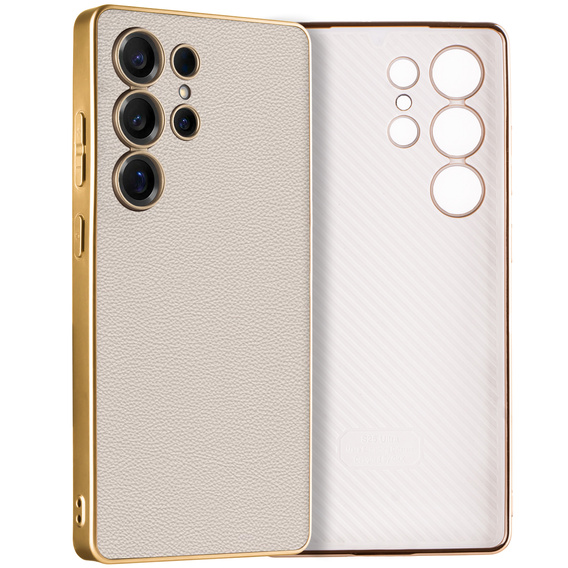 Pouzdro pro Samsung Galaxy S25 Ultra, GKK Leather, titanově šedá