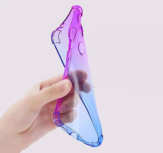 Pouzdro pro Oppo A80, Gradient Dropproof, Fialová / modrá