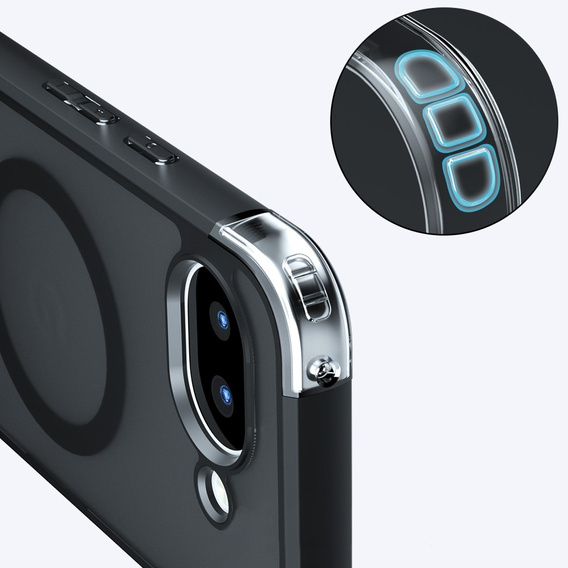 Fusion Hybrid pouzdro pro MagSafe pro Google Pixel 10a, černé