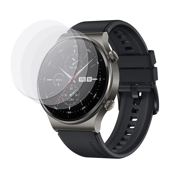 3x ERBORD Hydrogelová fólie pro Huawei Watch GT 2 Pro