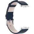 Kožený řemínek pro Samsung Galaxy Fit 3, modrý