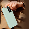 Flipové pouzdro pro Samsung Galaxy S25 Edge, Smart View Wallet, zelené