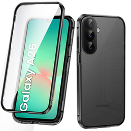 Pouzdro pro Samsung Galaxy A26, Magnetic Dual Glass, černé