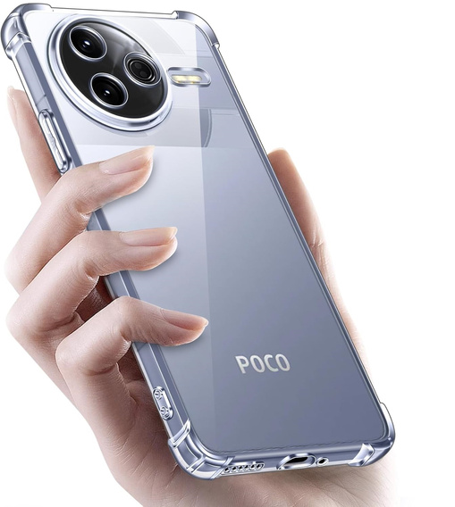 Pouzdro pro Xiaomi Poco F7 Pro, Dropproof, průhledné