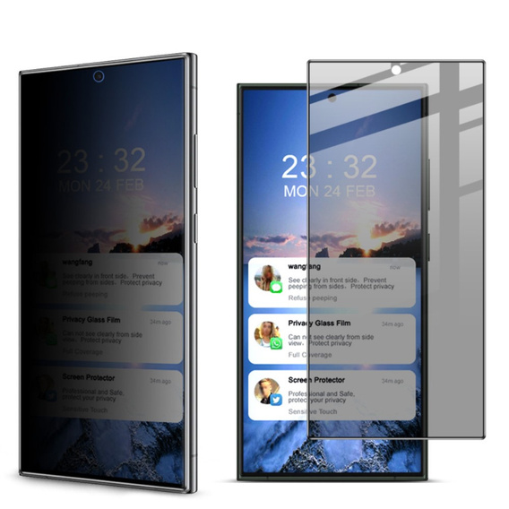 IMAK Privacy Tempered Glass pro Samsung Galaxy S24 Ultra