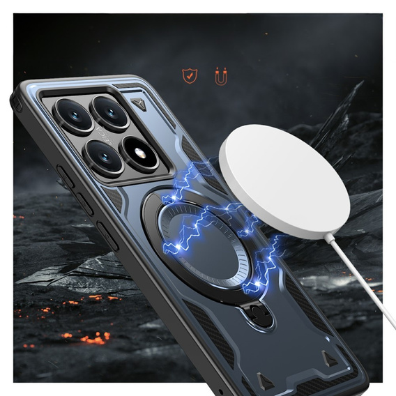Pouzdro pro Xiaomi 14T Pro, Military MagSafe, modré