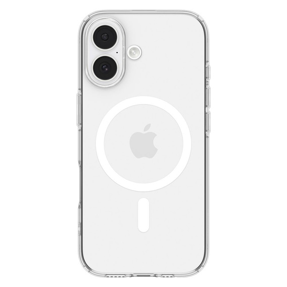 Spigen pouzdro pro iPhone 17, Liquid Crystal MagSafe, čiré/bílé