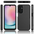 Pancéřové pouzdro pro Samsung Galaxy A25, dvouvrstvé, černé + 9H sklo