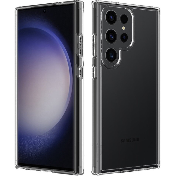 Pouzdro pro Samsung Galaxy S24 Ultra, Fusion Hybrid, průhledné