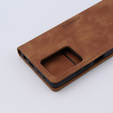 Pouzdro pro Xiaomi Redmi Note 12 5G / Poco X5 5G, ERBORD Vintage peněženka s klopou, hnědé