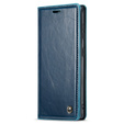CASEME flipové pouzdro pro Samsung Galaxy S21 FE, Waxy Textured, modré