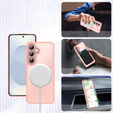 Matné pouzdro pro iPhone 17 Pro, pro MagSafe, průsvitné růžové