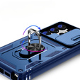 Pouzdro pro Samsung Galaxy S23 Ultra, CamShield Slide, modré