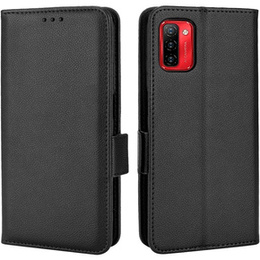 Klopové pouzdro pro Ulefone Note 12P, Wallet Litchi Magnet, černé