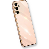 Pouzdro pro Samsung Galaxy A25 5G, Glamour CamShield, růžová + 9H sklo