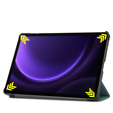 Pouzdro pro Samsung Galaxy Tab S9 FE, trojité, zelené