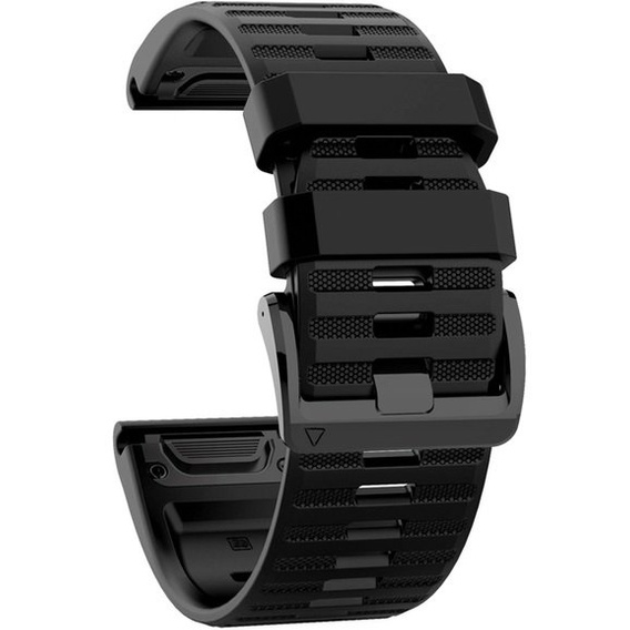 Silikonový řemínek QuickFit pro Garmin Fenix 26mm, černý