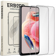 2x tvrzené sklo pro Xiaomi Redmi Note 12 4G/5G / POCO X5 5G, ERBORD 9H Hard Glass na displeji