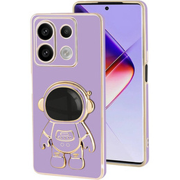 Pouzdro pro Infinix Note 40 Pro, Astronaut, fialové