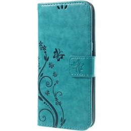 Klopové pouzdro pro Samsung Galaxy S7 Edge, Butterfly, modré