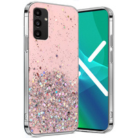 Pouzdro pro Samsung Galaxy A04S / A13 5G, Glittery, růžové