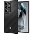 Pouzdro Spigen Enzo Aramid černé pro Samsung Galaxy S24 Ultra