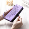 Klopové pouzdro pro Xiaomi Redmi Note 13 Pro 4G / Xiaomi Redmi Note 14S / Xiaomi Poco M6 Pro 4G, Mandala, fialové