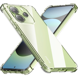 Pouzdro pro Xiaomi Redmi Note 14 4G, Dropproof, průhledné