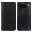 Klopové pouzdro pro Google Pixel 10 Pro XL / 9 Pro XL, s kapsou, kůže, černé