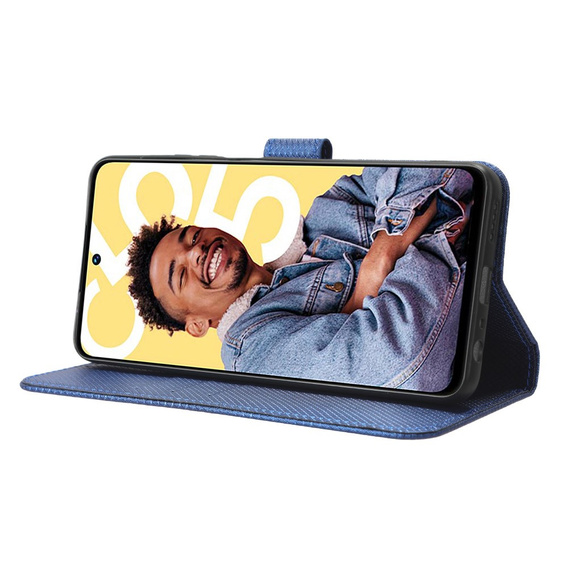 Klopové pouzdro pro Realme C55, Wallet, Smart Magnet, modré