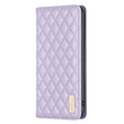 Klopové pouzdro pro Samsung Galaxy A34 5G, Wallet, BINFEN COLOR, fialové