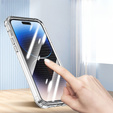 Pouzdro pro iPhone 14 Pro, Shockproof, s fólií, průhledné