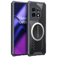 Pouzdro pro OnePlus 11 5G, s magnetickou fólií, transparentní / černé