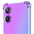Pouzdro pro Realme 10 4G, Gradient Dropproof, Fialová / modrá