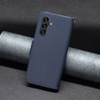 Klopové pouzdro pro Samsung Galaxy A55 5G, Wallet Litchi Leather, tmavě modrý