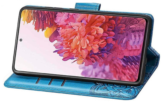 Klopové pouzdro pro Realme Note 50, Butterfly, modré