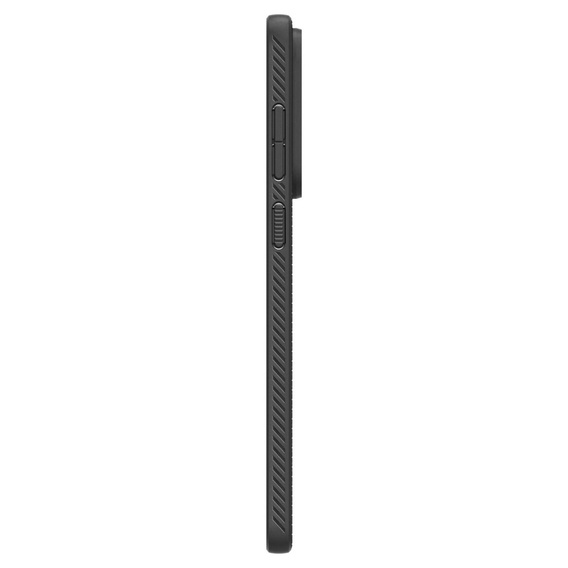 Pouzdro Spigen pro Samsung Galaxy S25 Edge, Liquid Air, černé + 9H tvrzené sklo