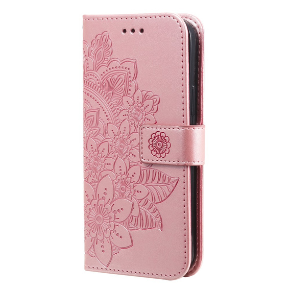 Klopové pouzdro pro Samsung Galaxy A13 4G, Mandala Flower, růžové