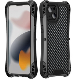 Pouzdro pro iPhone 13, R-JUST AMIRA, pancéřované, černé