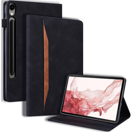 Pouzdro pro Samsung Galaxy Tab S10 FE+ Plus, Classic, s prostorem pro stylus, černé