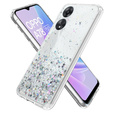 Pouzdro pro Oppo A78 5G, Glittery, průhledné